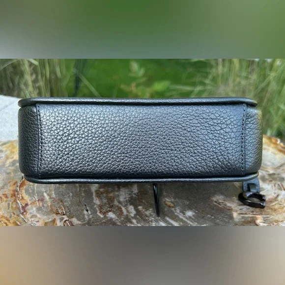 Coach Chaise 19 Crossbody Pewter Metallic Gunmetal EUC - Picture 12 of 17